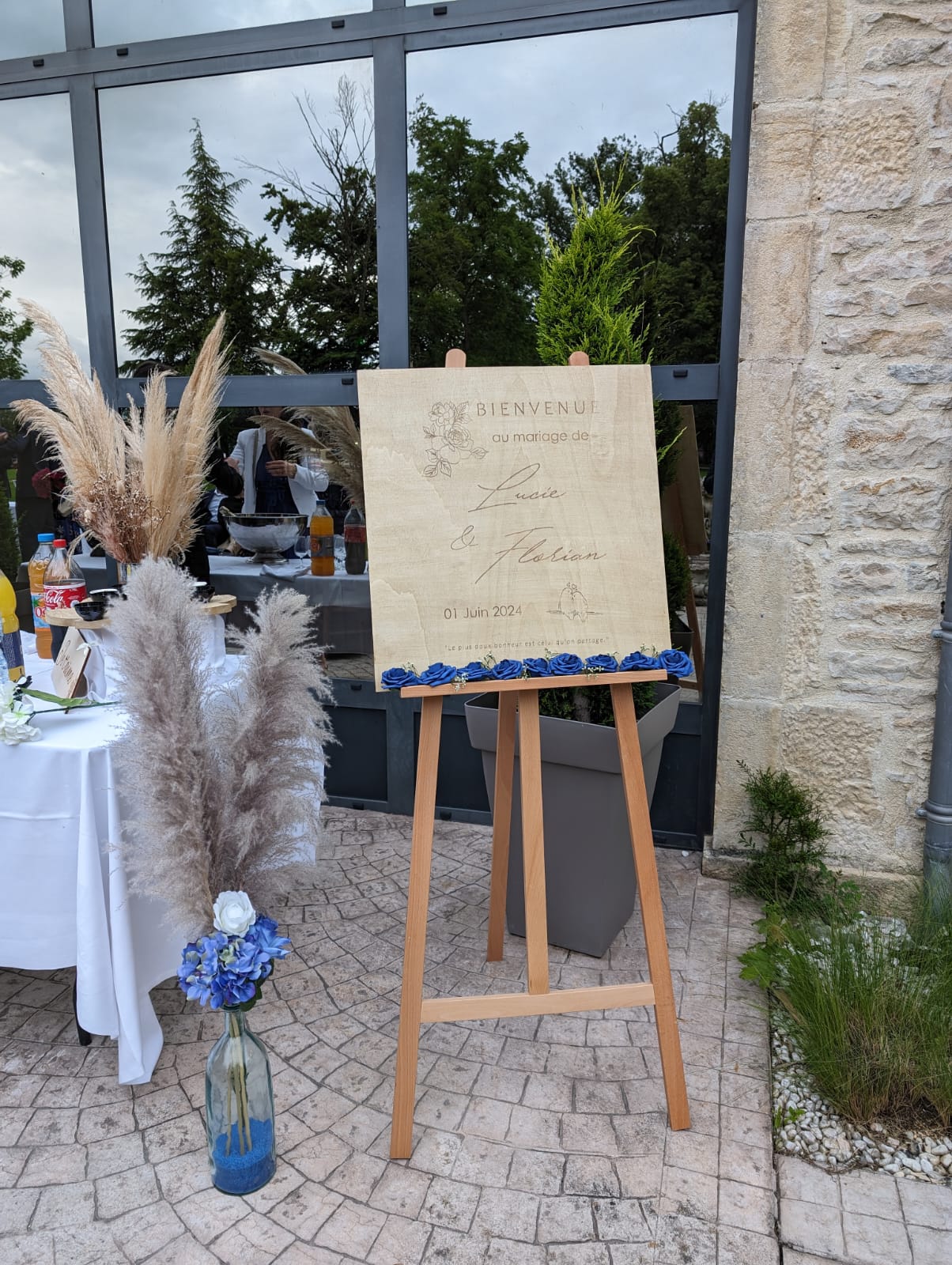 Panneau de bienvenue Mariage