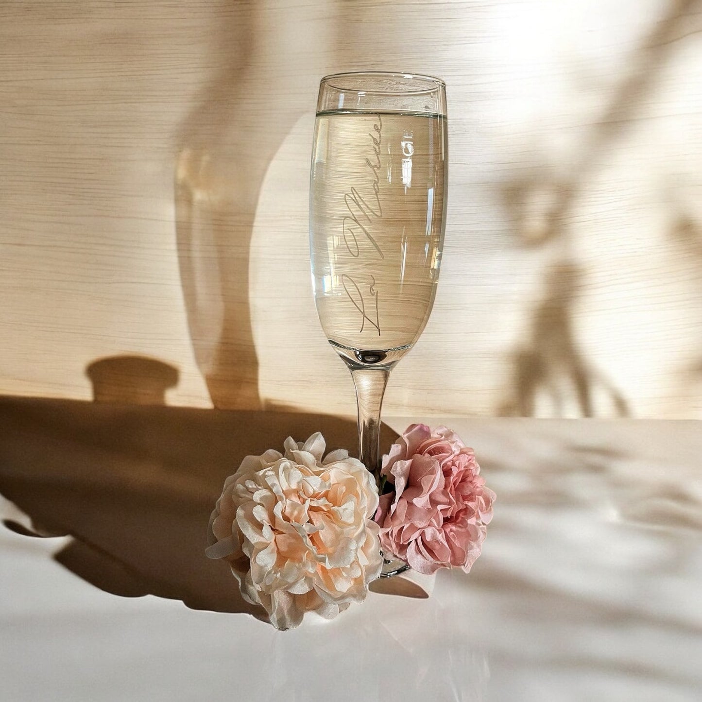 Flûte de champagne personnalisée