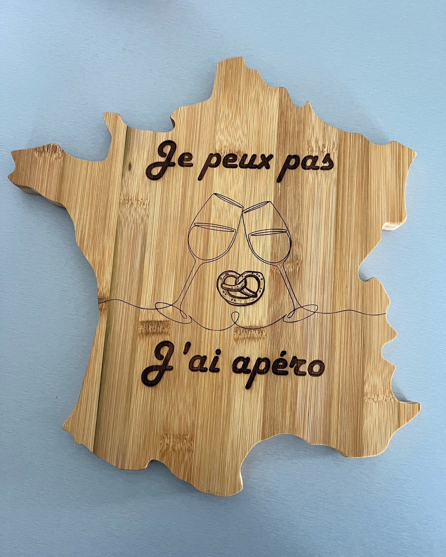 Planche à découper département / région / France