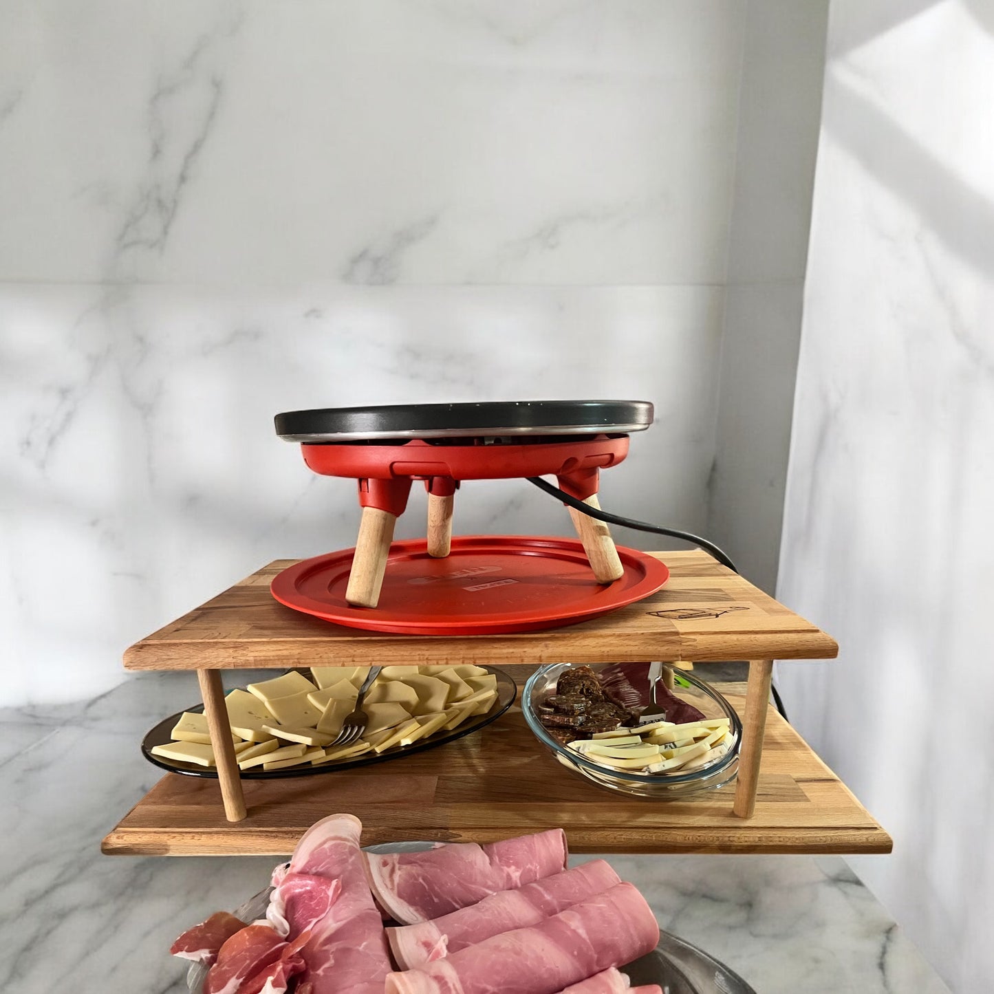 Support machine à raclette