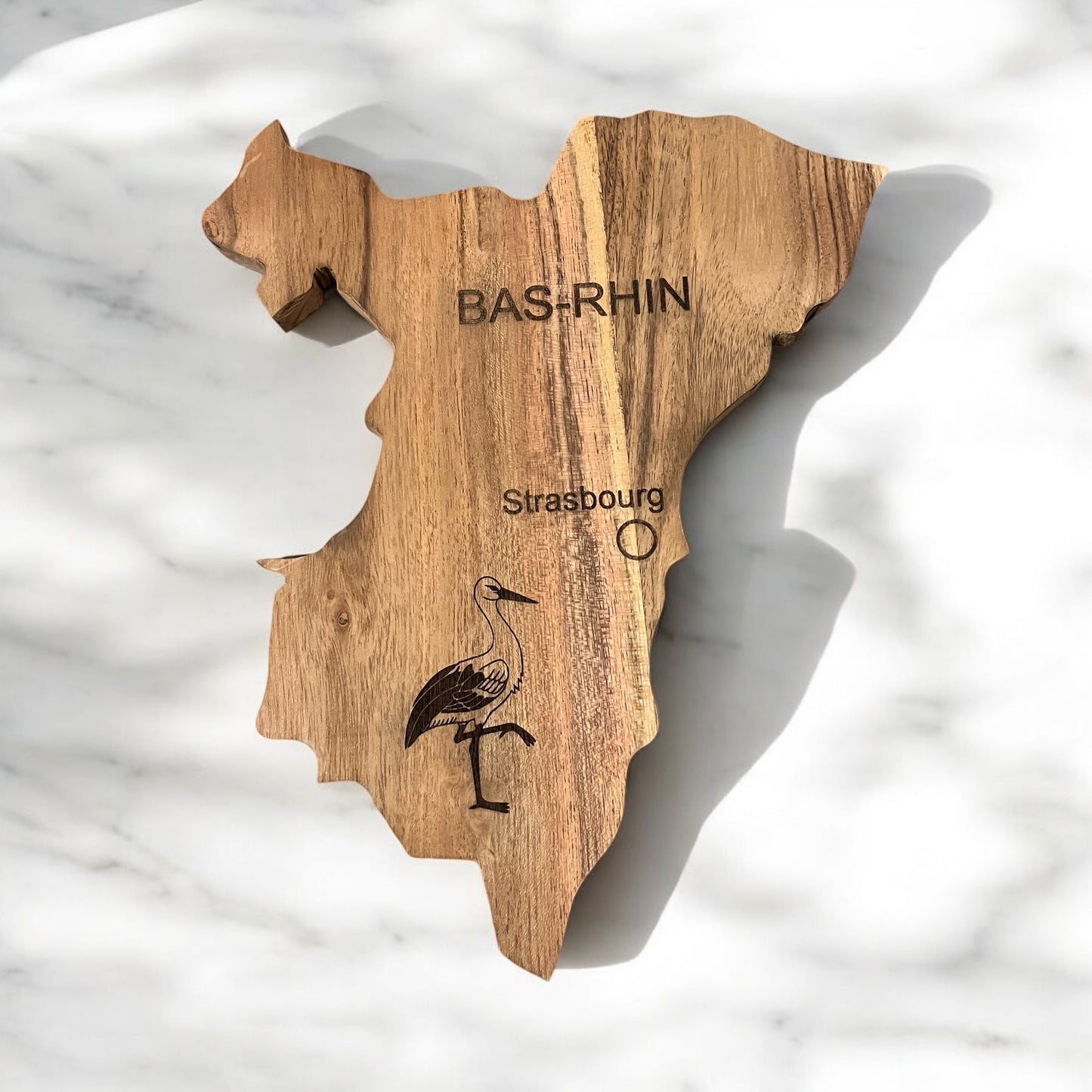 Planche à découper département / région / France